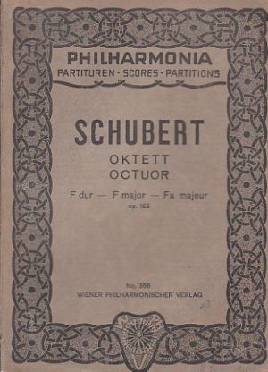 Philharmonia-partturen SCHUBERT No 356.