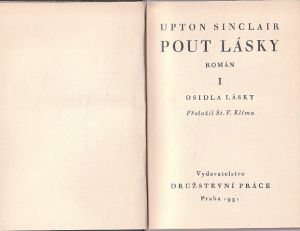 Pouť lásky I. díl od Upton Sinclair