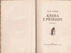 Kniha z přírody od Jan Vrba