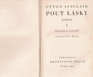 Pout lásky od Upton Sinclair