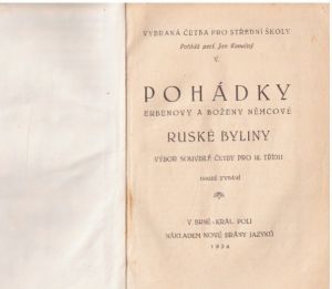 Pohádky Erbenovy a Boženy Němcové, Ruské byliny od Jan Konečný